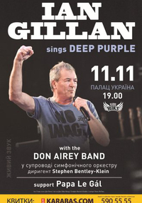 Ian Gillan sings Deep Purple with Don Airey Band
